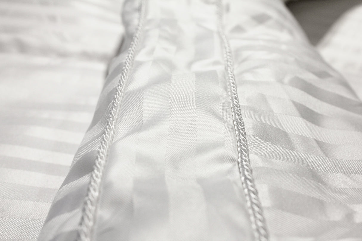 Couette douceur 100% polyester : garnissage tempéré de 400 g/m²