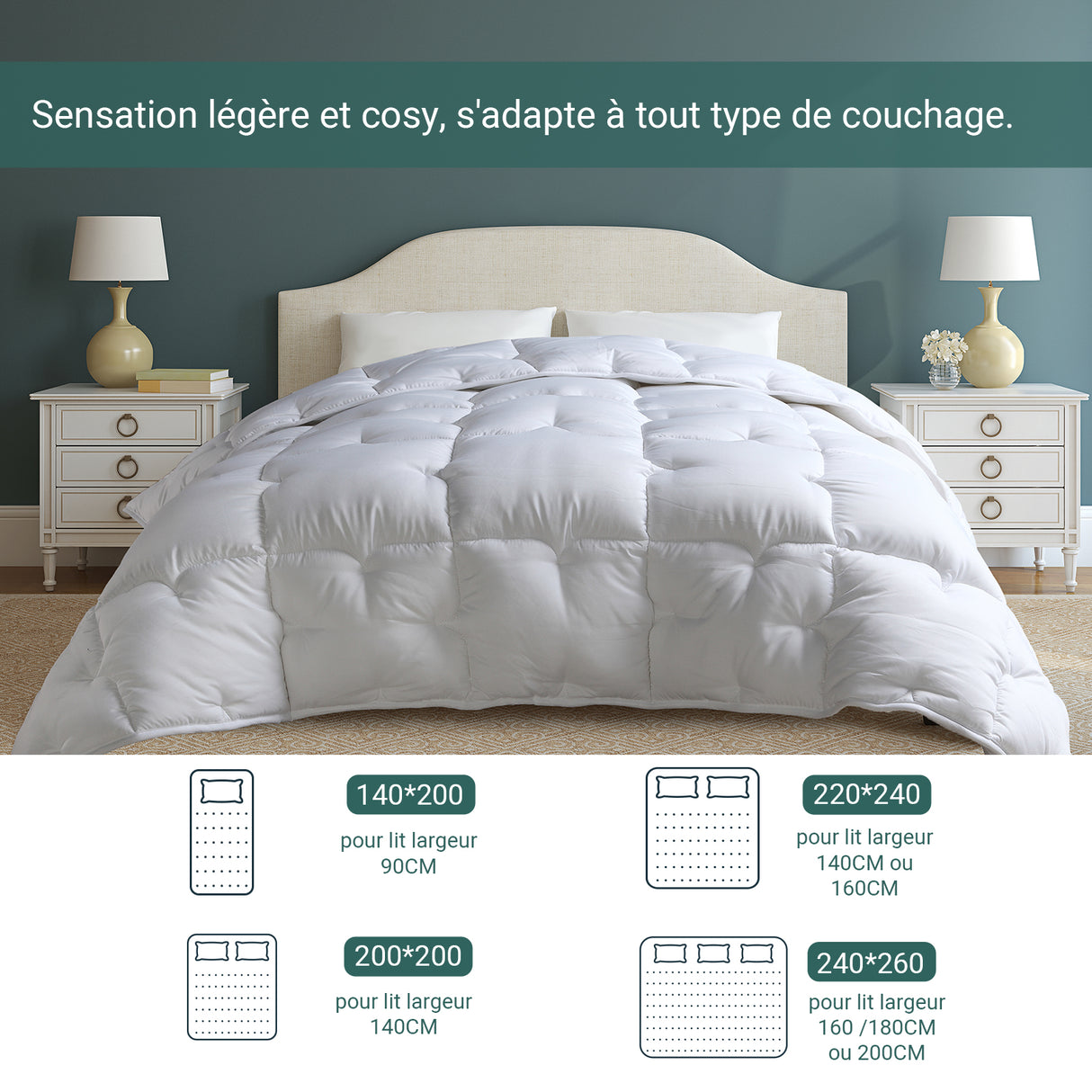 Couette Extrem : Chaleur intense & douceur peau de pêche