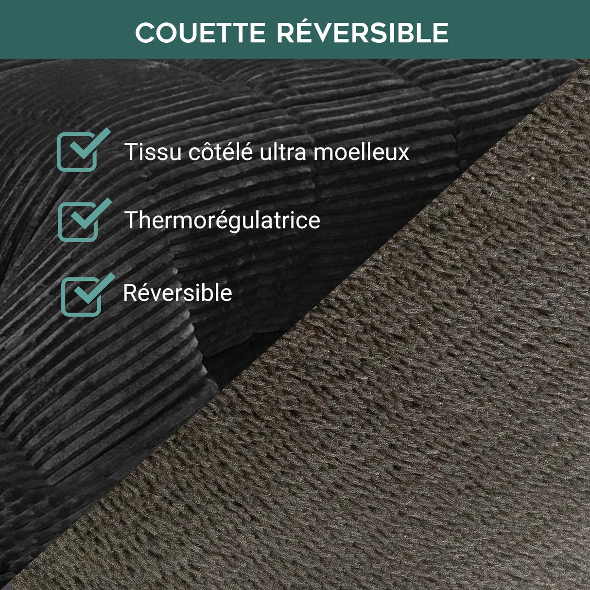 Couette Himalaya : Couette réversible pour hiver