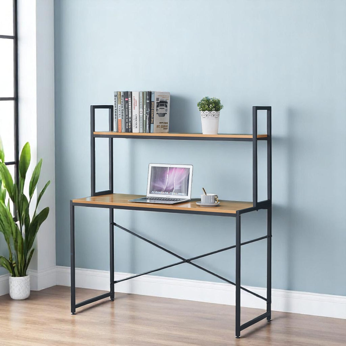 Bureau Tucson : Style industriel, Bois et métal