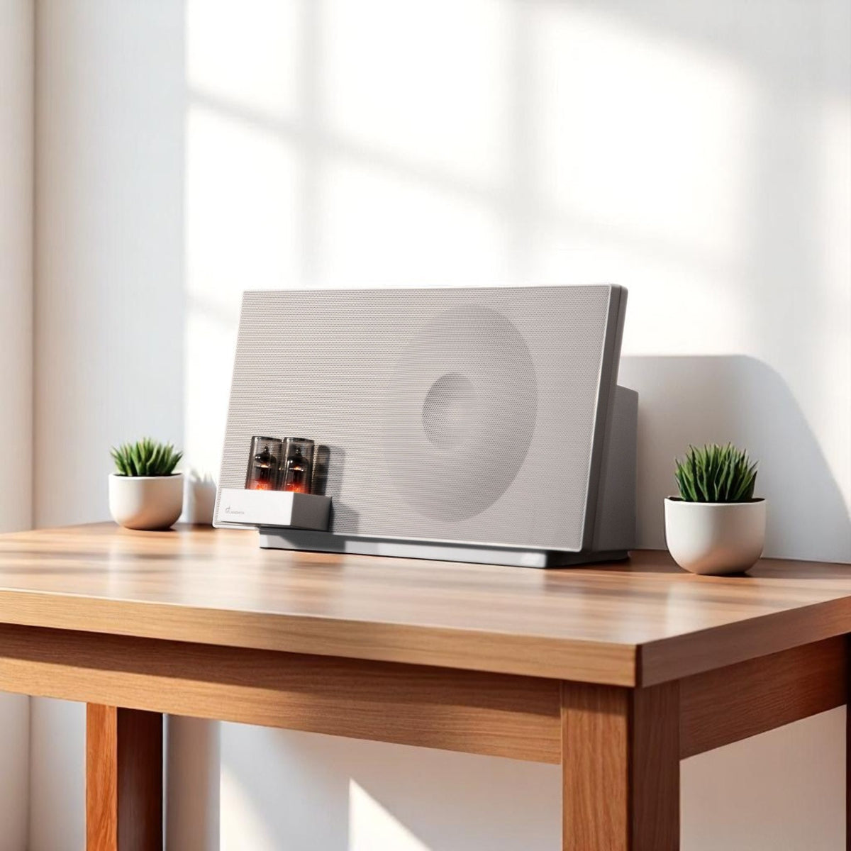 Enceintes Lanchiya Hybrides avec Tubes à Vide | Amplificateur Audio, Stéréo 2.1 HD, Haut-Parleur 40W RMS, Bluetooth™ 5.0 sans Fil