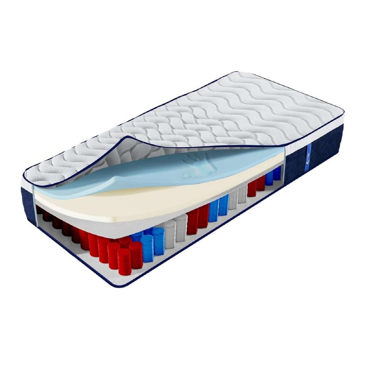 Matelas Océan : Mémoire de forme et ressort ensachés