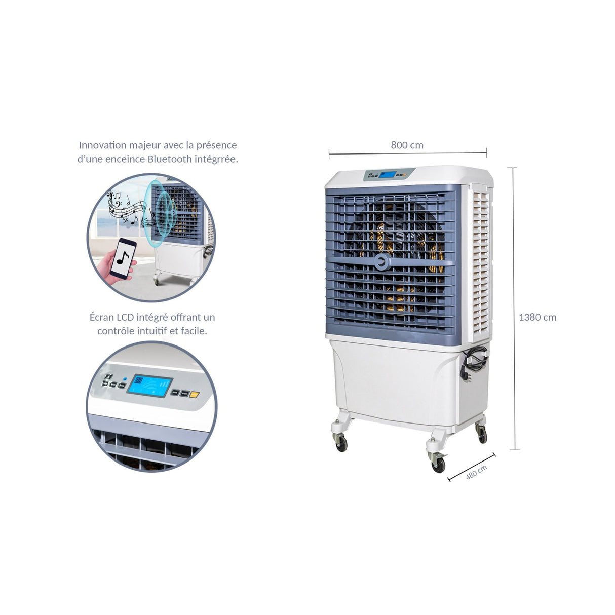 METACLIM Artic : Refroidisseur d'air ambiant 57L+