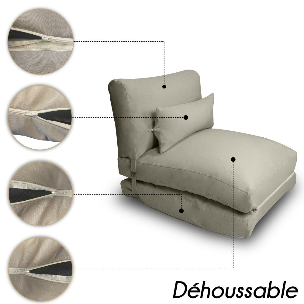 Chauffeuse modulable d'intérieur "Sit'n Sleep"