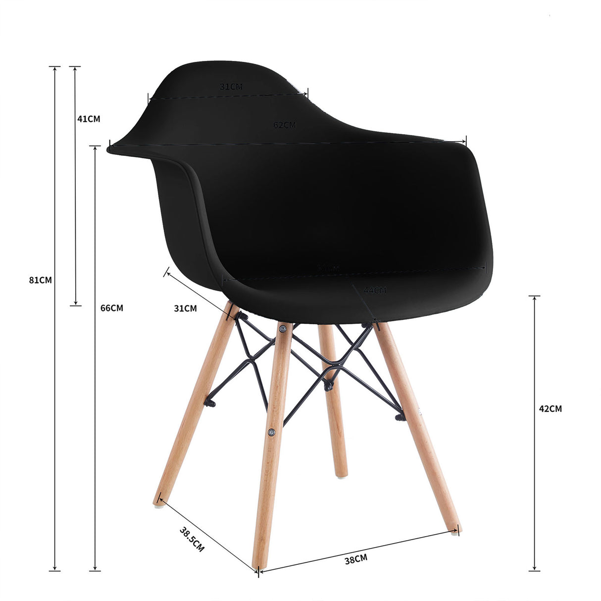 Chaise Lola : Style Scandinave en bois