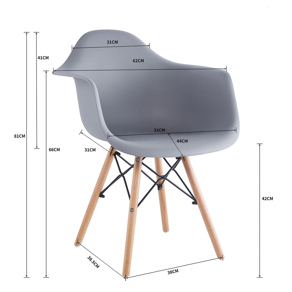 Chaise Lola : Style Scandinave en bois