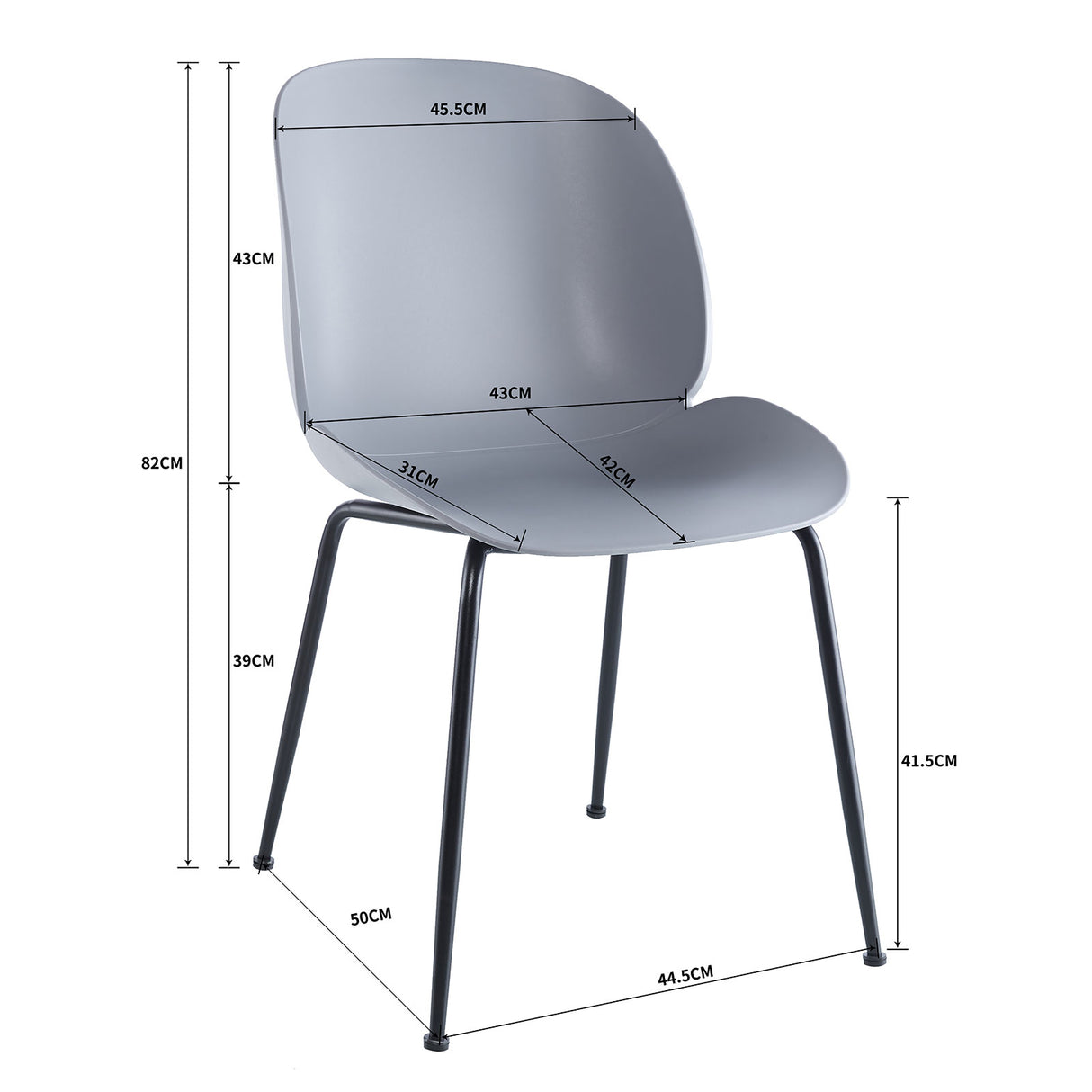 Chaise Roma : Design moderne et confort optimal