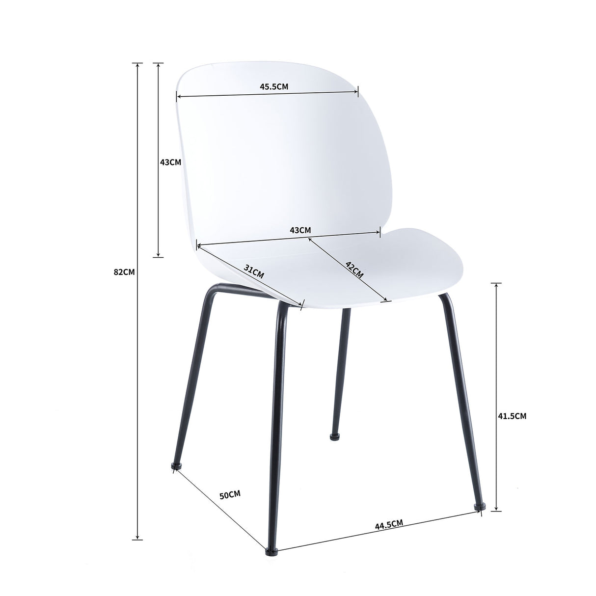 Chaise Roma : Design moderne et confort optimal