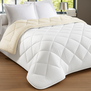 Couette Séréna Blanche : Réversible Eté-Hiver