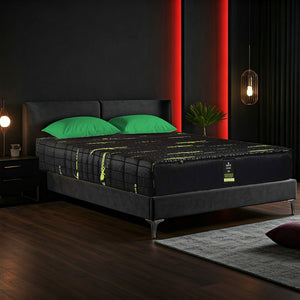 Matelas Charme : Mémoire de forme & Mousse Haute Résilience HRS+ - Déhoussable